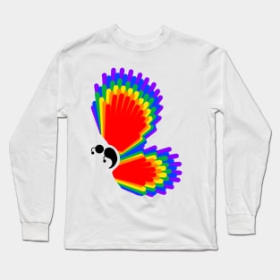 Rainbow Wings Semicolon Butterfly Long Sleeve T-Shirt